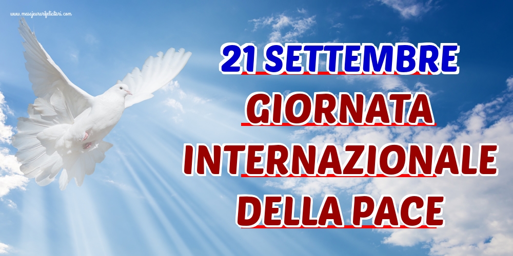 Giornata Internazionale Della Pace