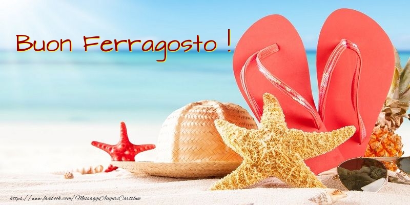 Cartoline per ferragosto - Buon Ferragosto - messaggiauguricartoline.com