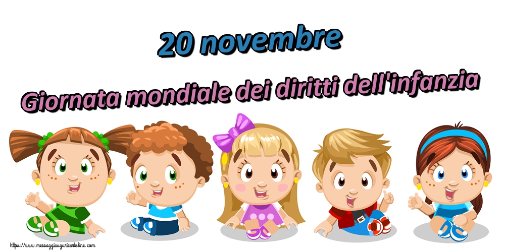 20 novembre Giornata mondiale dei diritti dell'infanzia