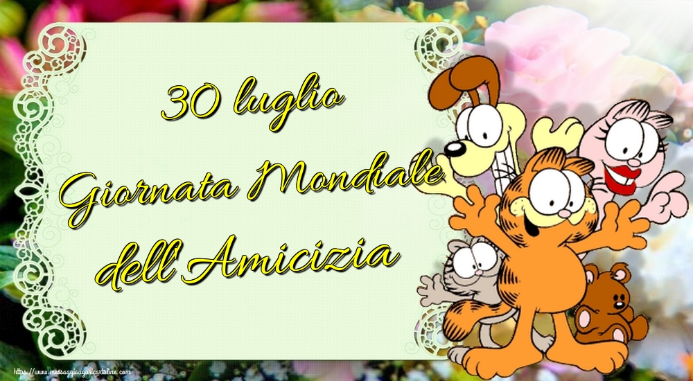 30 luglio Giornata Mondiale dell'Amicizia