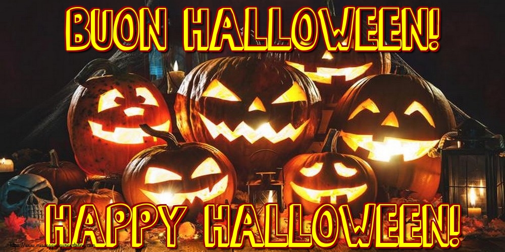 Cartoline di Halloween - Buon Halloween! Happy Halloween!