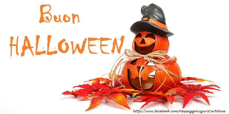 Scarica la Cartolina - Cartoline di Halloween - Buon Halloween - messaggiauguricartoline.com