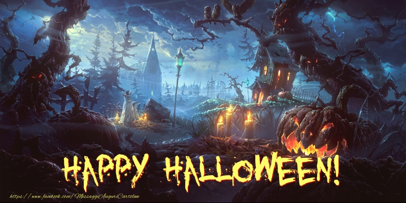 Cartoline di Halloween - Happy Halloween! - messaggiauguricartoline.com
