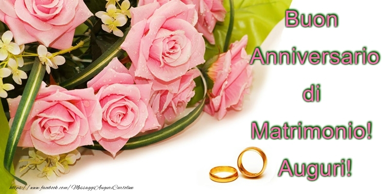 Buon Anniversario di Matrimonio! Auguri!