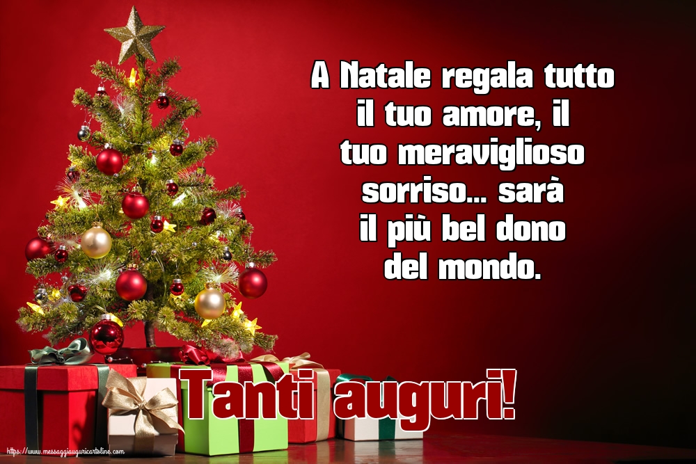 Cartoline di Natale - Tanti auguri! - messaggiauguricartoline.com