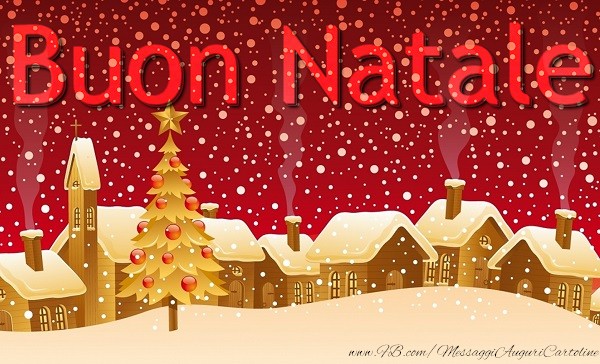 Cartoline di Natale - Buon Natale - messaggiauguricartoline.com