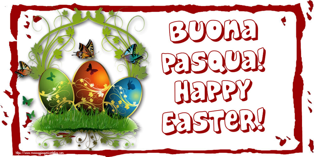 Cartoline di Pasqua - Buona Pasqua! Happy Easter!