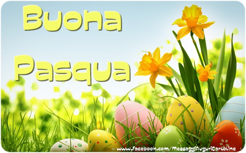 Cartoline di Pasqua - Buona  Pasqua - messaggiauguricartoline.com