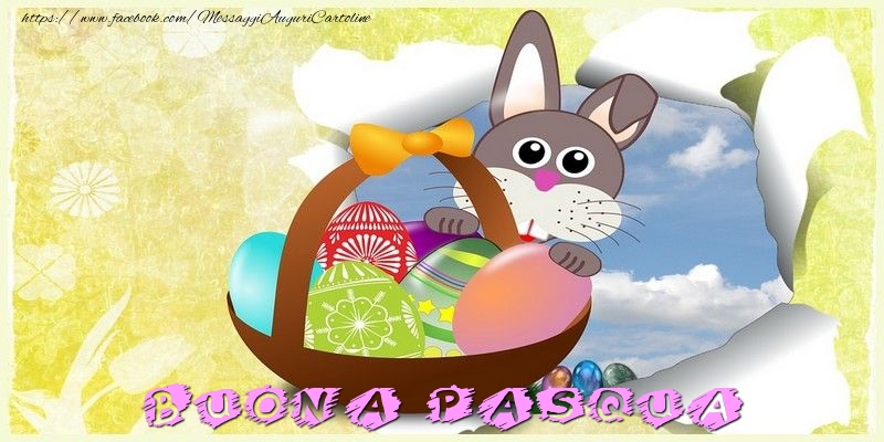 Cartoline di Pasqua - Buona Pasqua - messaggiauguricartoline.com