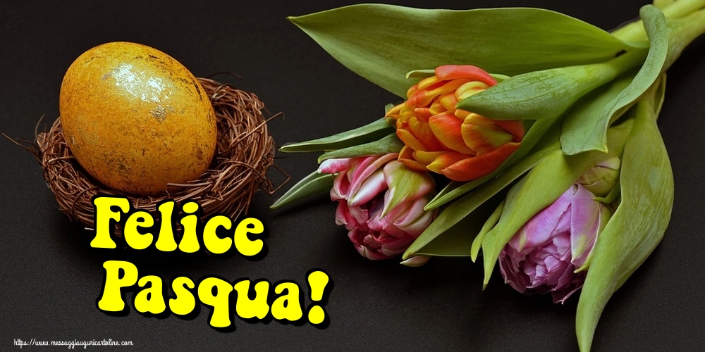 Cartoline di Pasqua - Felice Pasqua! - messaggiauguricartoline.com