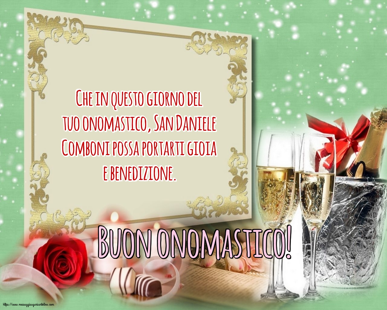 Cartoline per la San Daniele Comboni - Buon onomastico! - messaggiauguricartoline.com