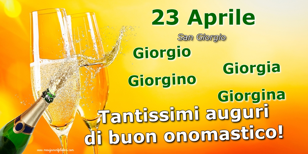 23 Aprile - San Giorgio