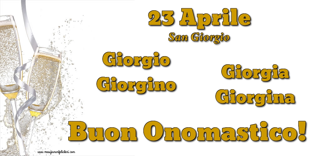 San Giorgio 23 Aprile - San Giorgio
