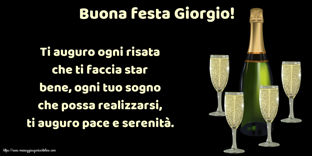 Buona festa Giorgio!