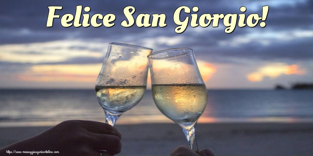 Cartoline di San Giorgio - Felice San Giorgio! - messaggiauguricartoline.com