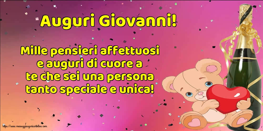 Auguri Giovanni!
