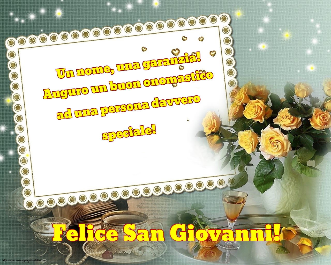 Felice San Giovanni!