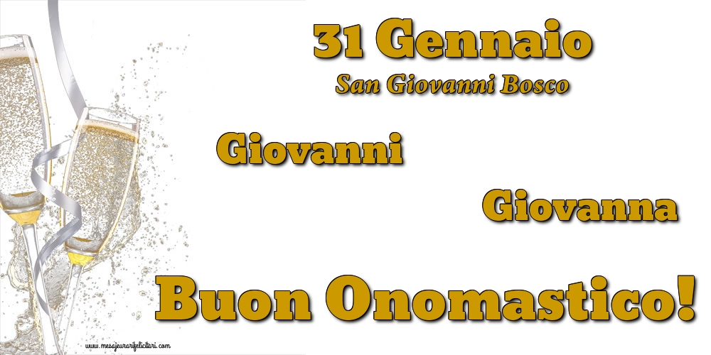 31 Gennaio - San Giovanni Bosco
