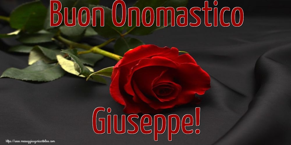 Cartoline di San Giuseppe - Buon Onomastico Giuseppe! - messaggiauguricartoline.com