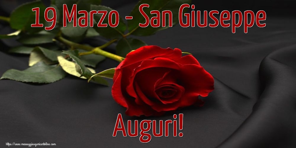 Cartoline di San Giuseppe - 19 Marzo - San Giuseppe Auguri! - messaggiauguricartoline.com