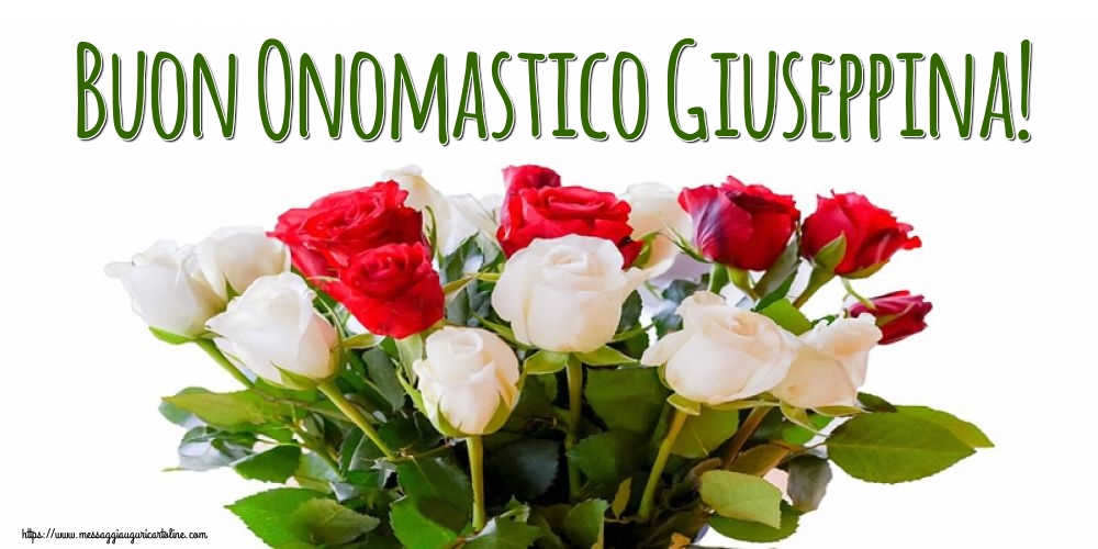 Cartoline di San Giuseppe - Buon Onomastico Giuseppina! - messaggiauguricartoline.com