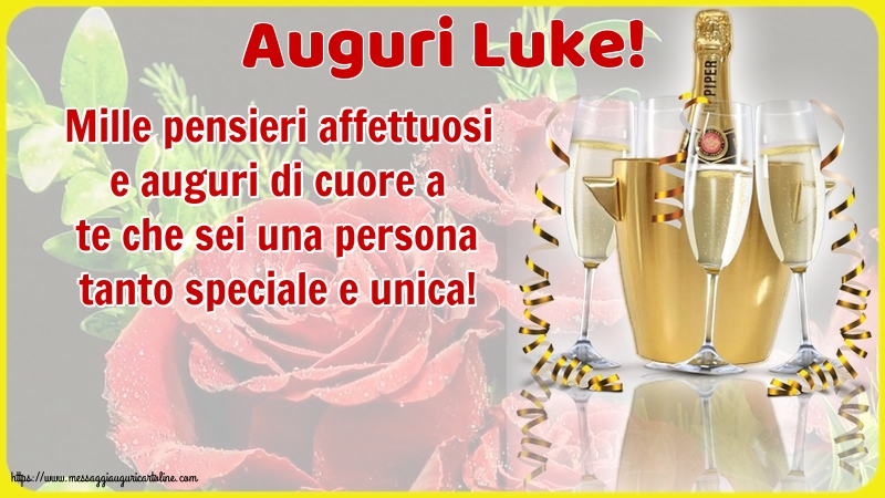 San Luca Auguri Luke!