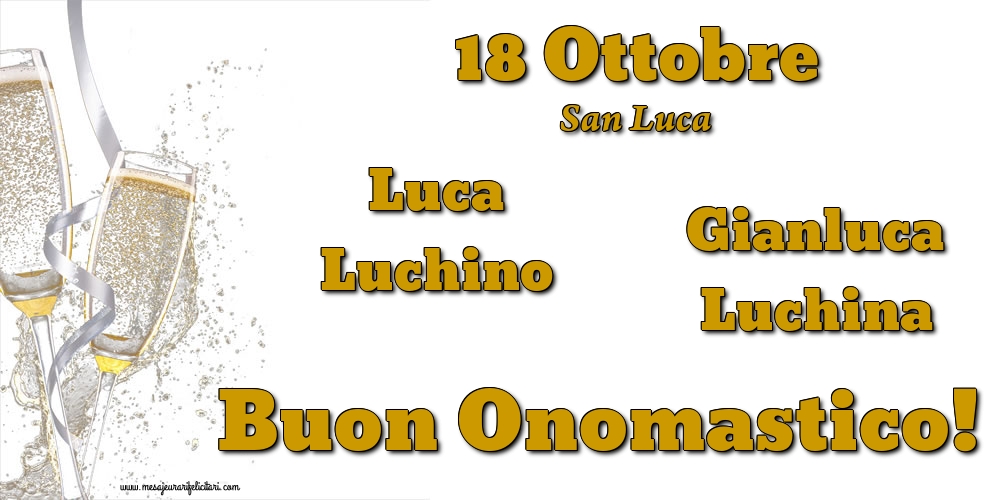 Cartoline di  San Luca - 18 Ottobre - San Luca - messaggiauguricartoline.com