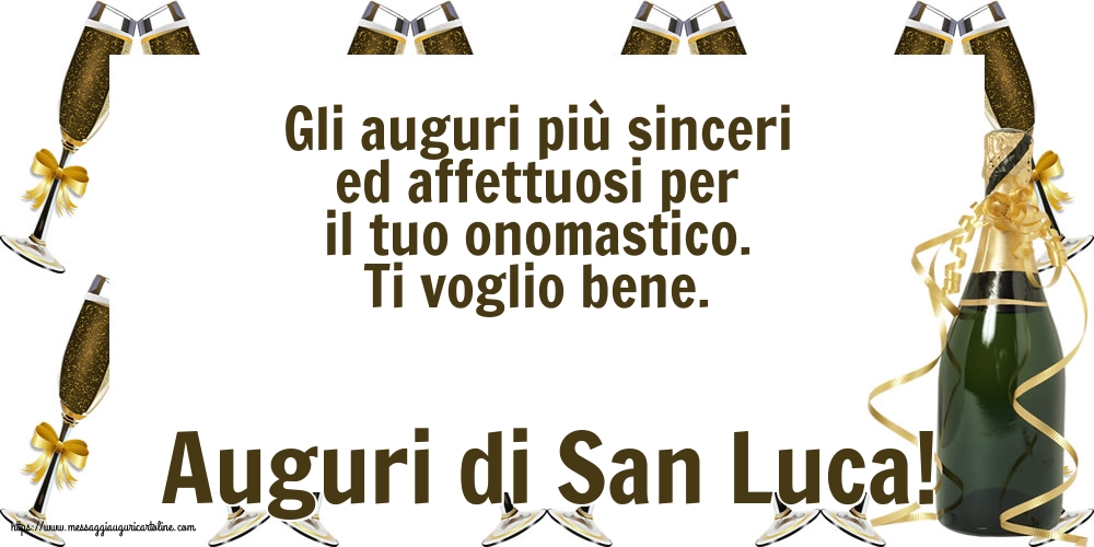 Cartoline di  San Luca - Auguri di San Luca! - messaggiauguricartoline.com