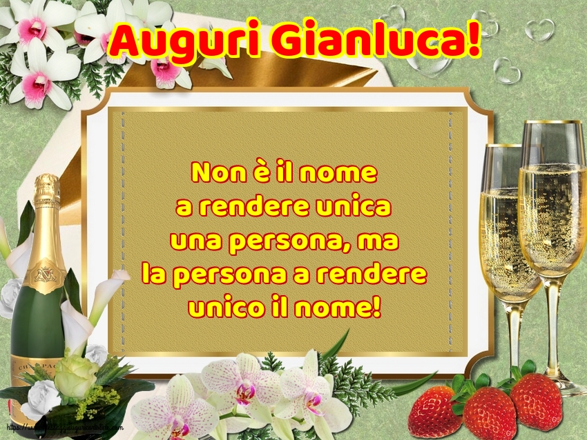 San Luca Auguri Gianluca!