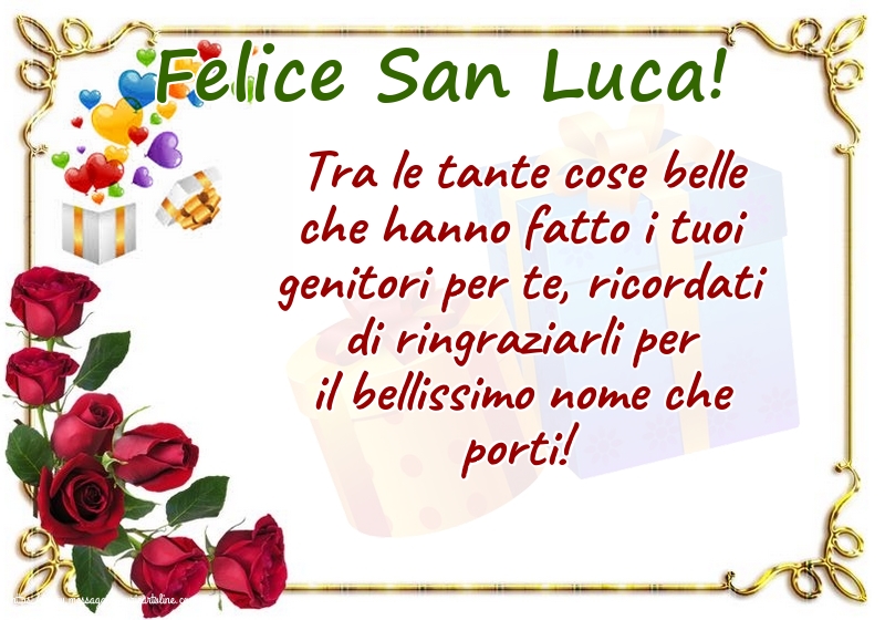 San Luca Felice San Luca!