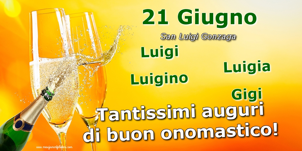 San Luigi 21 Giugno - San Luigi Gonzaga
