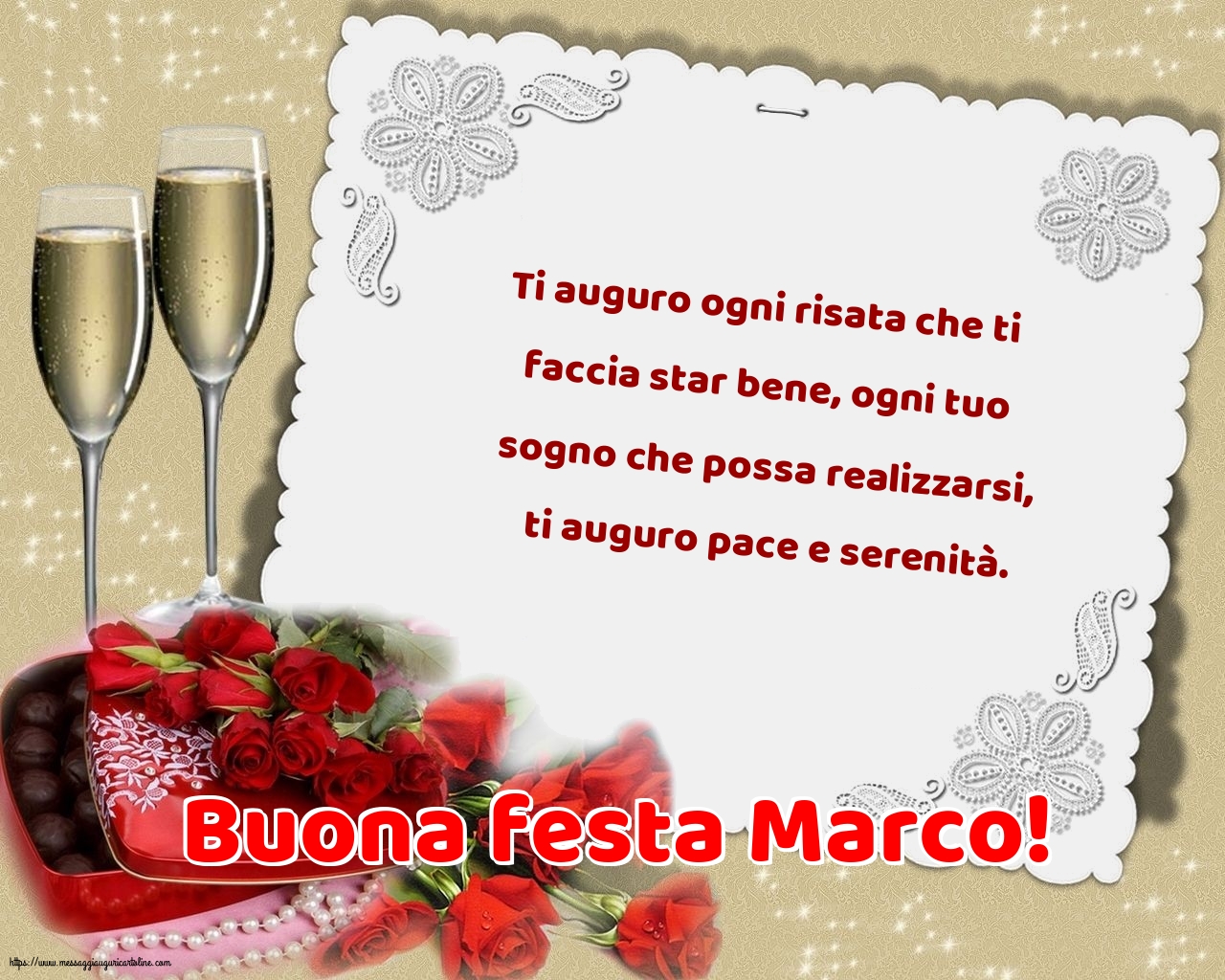 Cartoline di San Marco - Buona festa Marco! - messaggiauguricartoline.com