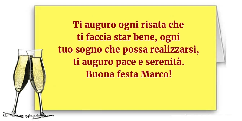 Cartoline di San Marco - Buona festa Marco! - messaggiauguricartoline.com