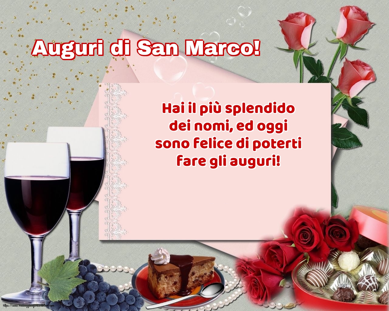 Cartoline di San Marco - Auguri di San Marco! - messaggiauguricartoline.com