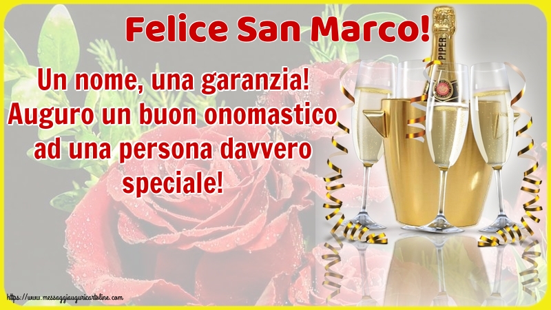 Felice San Marco!