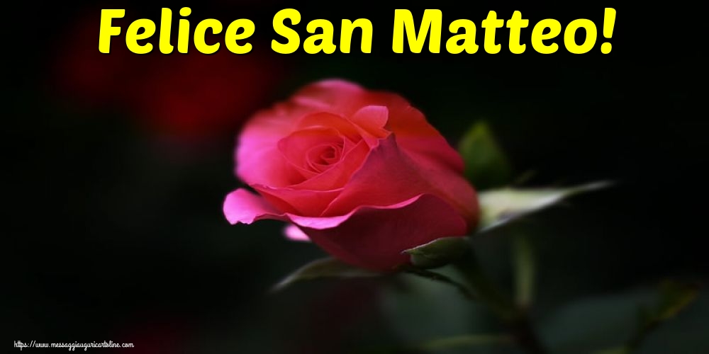 Cartoline di San Matteo - Felice San Matteo! - messaggiauguricartoline.com