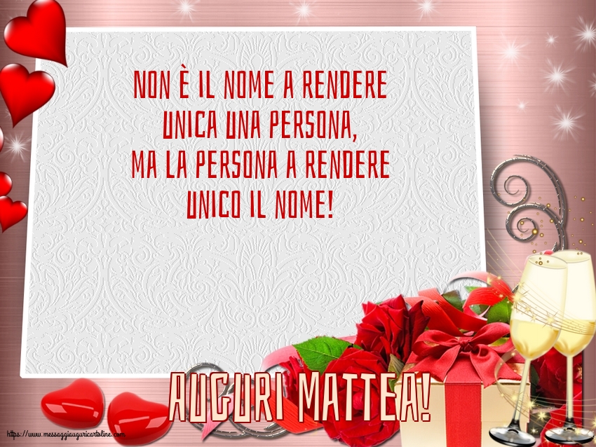 Cartoline di San Matteo - Auguri Mattea! - messaggiauguricartoline.com
