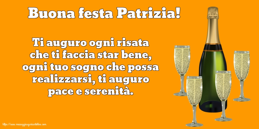 Buona festa Patrizia!