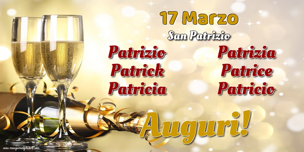 Cartoline di San Patrizio - 17 Marzo - San Patrizio
