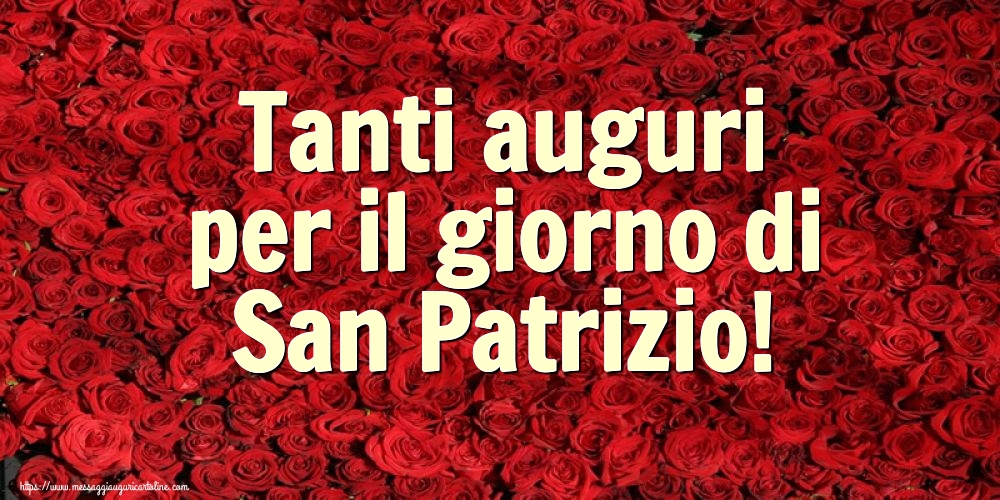 San Patrizio Tanti auguri per il giorno di San Patrizio!