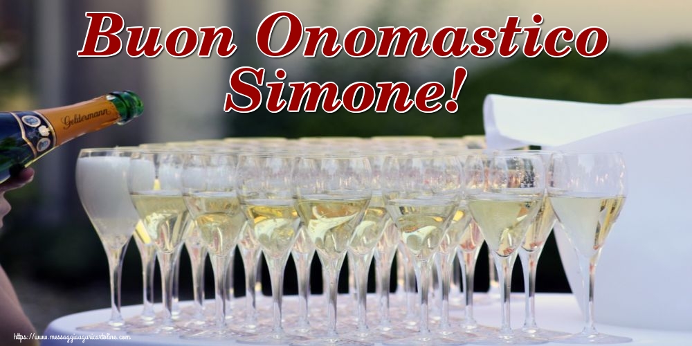 Buon Onomastico Simone!