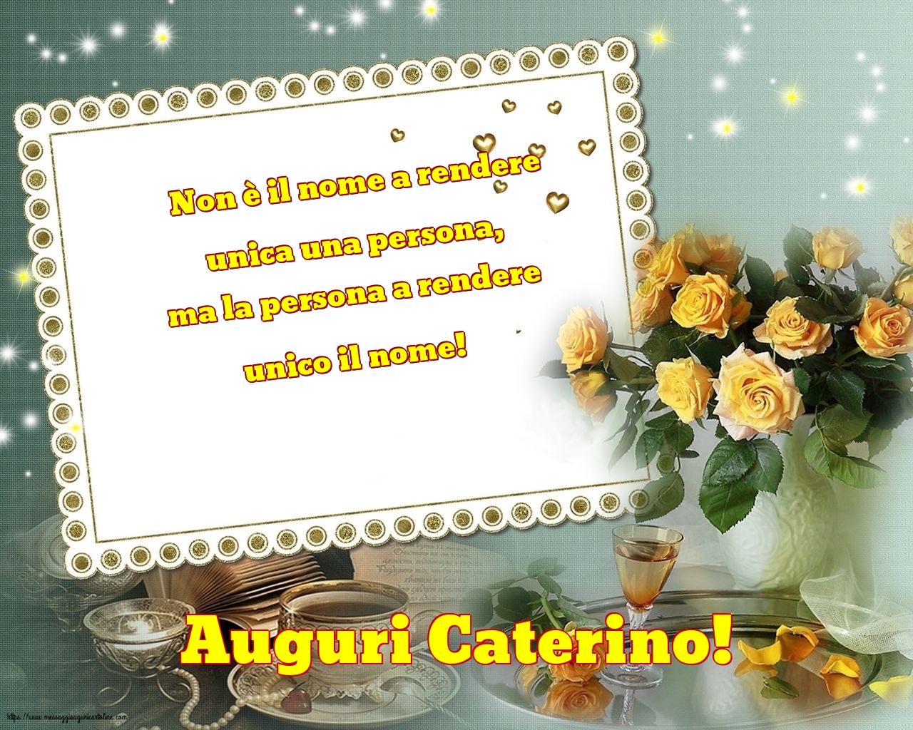 Cartoline di Santa Caterina - Auguri Caterino! - messaggiauguricartoline.com