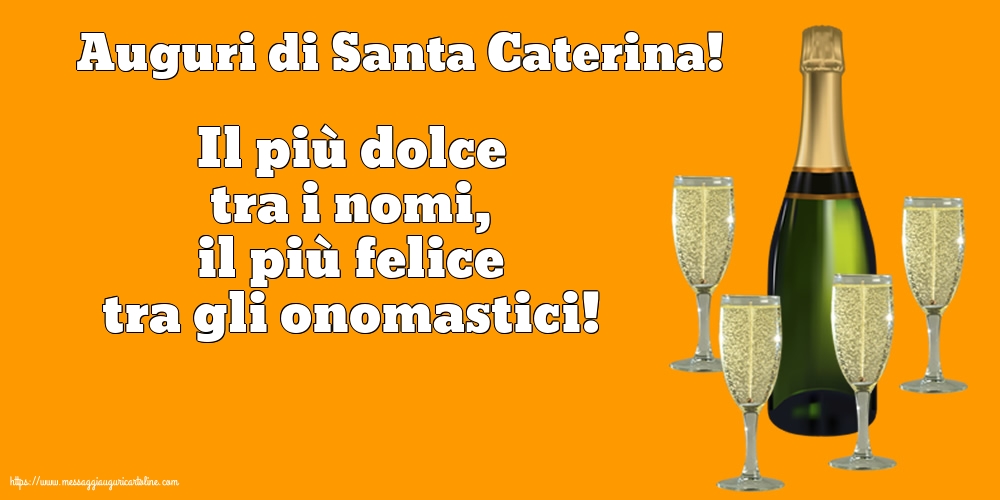 Cartoline di Santa Caterina - Auguri di Santa Caterina! - messaggiauguricartoline.com