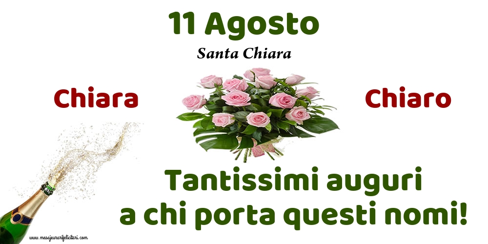 Cartoline di Santa Chiara - 11 Agosto - Santa Chiara