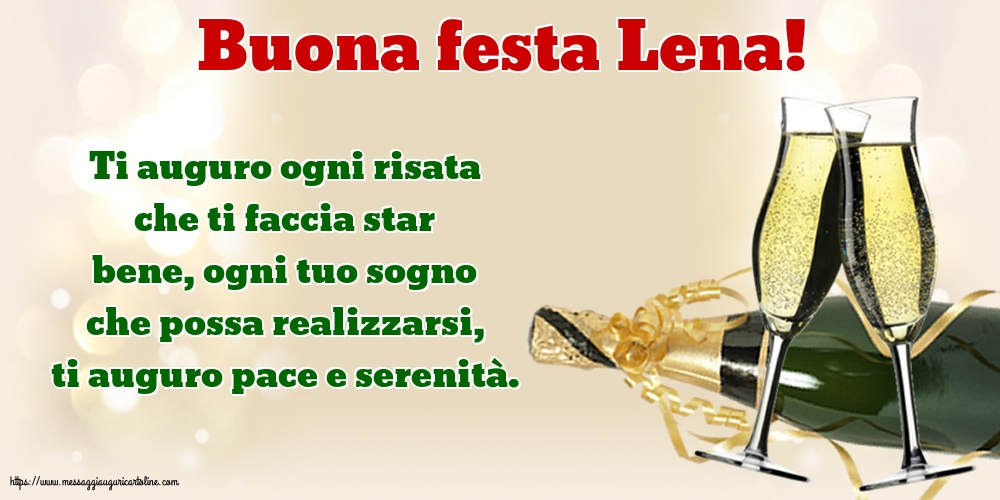 Cartoline di Santa Elena - Buona festa Lena! - messaggiauguricartoline.com