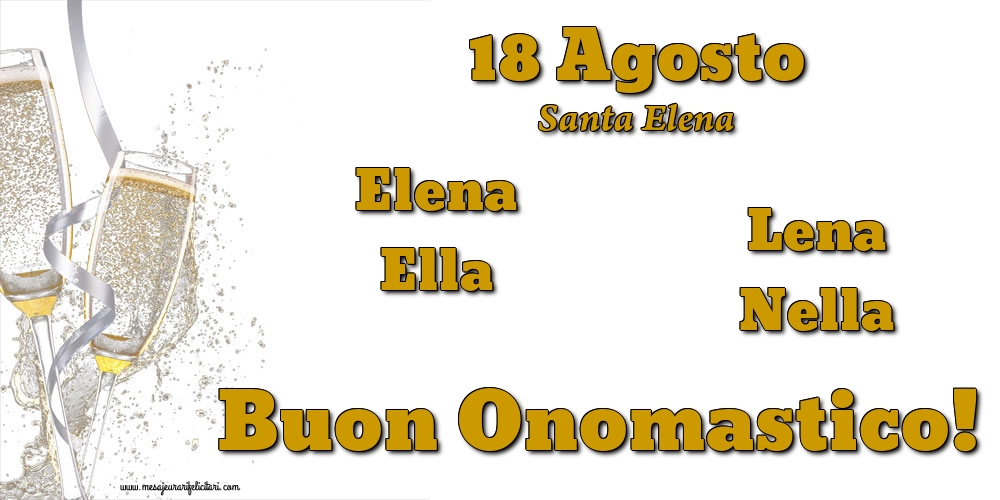 18 Agosto - Santa Elena