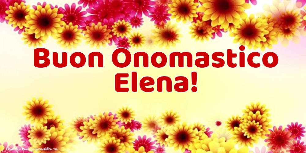 Buon Onomastico Elena!