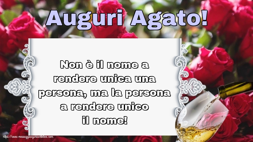 Sant' Agata Auguri Agato!