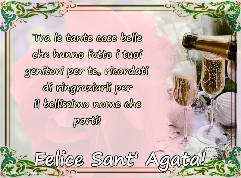 Cartoline di Sant' Agata - Felice Sant' Agata! - messaggiauguricartoline.com