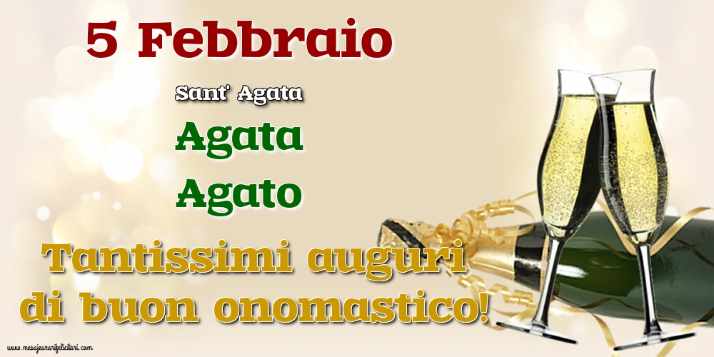 Sant' Agata 5 Febbraio - Sant' Agata